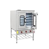 Himaksan Çift Kapılı 100x100 Doğalgazlı Pasta Börek Fırını Çok Renkli