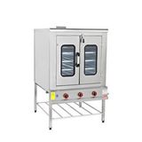 Himaksan Çift Kapılı 100x100 Tüplü Pasta Börek Fırını Gri