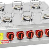 Himaksan Doğalgazlı 6 Ocaklı Künefe Ocağı Makinesi