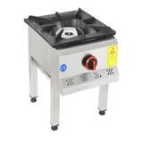 Himaksan Endüstriyel Korsan Ocak 40x50 cm Lpg Tüplü 1 Yanışlı Yer Ocağı
