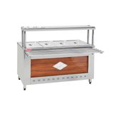 Himaksan HMK-BSE4 Endüstriyel 3+1 Elektrikli 4 Gözlü Tezgahlı Benmari