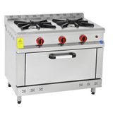 Himaksan HMK-KZG 100X60X85 1060 2'li Kuzine 2 Ocak 1 Gazlı ve Lpg Fırın