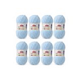 Himalaya Dolphin Baby 80306- 8 Adet Battaniye ipi mavi Kadife ip