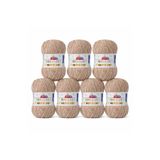 Himalaya Dolphin Baby 80317- 7 Adet Battaniye ipi Sütlü Kahve Kadife ip