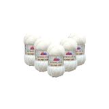 Himalaya Dolphin Baby Kadife Ip 5'li Paket - 80301 Kar Beyaz - 100 Gr. 120 Mt.