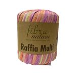 Himalaya Fibra Natura Raffia Multi - Rafya Şapka Çanta Kağıt İp 117 13 Lila Açık Sarı