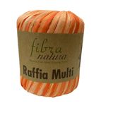 Himalaya Fibra Natura Raffia Multi - Rafya Şapka Çanta Kağıt İp 117 18 Turuncu Somon