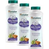 Himalaya Hassas Bebek Pudrası 200 gr | Zeytinyağı & Badem | Hassas Ciltler | Paraben, Silikon, Sentetik Renklendirici İçermez (3 paketi)