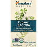 Himalaya Organic Bacopa Monnieri Mental Alertness 30 Caplets - Aromasız