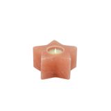 HIMALAYA SALT DREAMS Mumluk Yıldız, Pencap/Pakistan'dan Kristal Tuz, Turuncu, yakl. 11 x 11 x 5 cm
