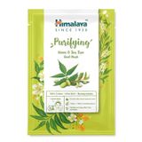 Himalaya Since 1930 Arındırıcı Kağıt Maske, Neem, Çay Ağacı, Hyaluronik Asit, %100 Pamuk, Tüm Ciltler, 30 gr