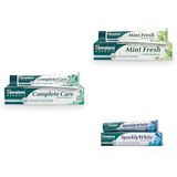 Himalaya Since 1930 Komple Bakım Bitkisel Diş Macunu 75 ml+Himalaya Since 1930 Işıltılı Beyazlık Bitkisel Beyazlatıcı Diş Macunu 75 ml+Himalaya Since 1930 Nane Ferahlığı Bitkisel Diş Macunu 75 ml Diş Macunu
