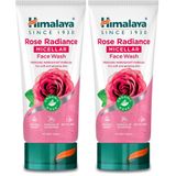 Himalaya Since 1930 Micellar Parlatıcı Yüz Temizleyici, Organik Gül, Makyaj Temizleyici, Normal Ve Yağlı Ciltler, 150ml (2 paketi)