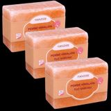 Himalaya Tuz Sabunu 300-350 gr x 3 Adet Zengin Mineralli Doğal Saf Pembe Himalaya Kaya Tuzu Sabunu - Çok Renkli