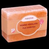 Himalaya Tuz Sabunu 300-350 gr Zengin Mineralli Doğal Saf Pembe Himalaya Kaya Tuzu Sabunu Doğal Peeling - Standart