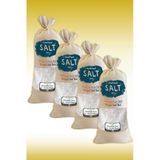 Himalaya Tuzu İri Taneli Beyaz Renk 4 Adet 1'Lik Bez Torbalarda Himalaya Tuz 4 Kg.