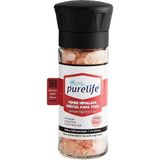 Himalaya Tuzu Pembe Granül Seramik Değirmenli Cam 120GR | Gurme Kristal Kaya Tuzu | Rafine Edilmem
