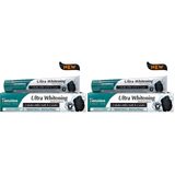 Himalaya Ultra Whitening Diş Macunu 75 ml | Bitkisel, Beyazlatıcı | Aktif Kömür, Çörek Otu Yağı, Misvak | Florür, Kimyasal Beyazlatıcı İçermez 2li paket