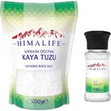 Himalife Sofrada Öğütme Kaya Tuzu 500 gr+ Değirmen 190 gr - 500 gr