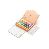 HIMI HIMI Twin Cup Gouache Set 48 Renk x 12 gr Guaj Boya (Peach Fuzz Case)