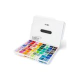 HIMI HIMI Twin Cup Gouache Set Guaj Boya Seti 112 Renk x 12 gr. (White Case)