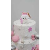 Himi Pasta Süsleri Diş Buğdayı Kız Maket Kürdanlı Cupcake Pasta Süsü Doğum Günü Süsleri Pasta Kürdanı Kürdan Süsü