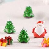 Himi Pasta Süsleri Noel Baba Yılbaşı 6 Pcs Plastik Minyatür Figür Karakter Oyuncakları Evcilik Oyuncakları Minyatür Oyuncaklar - Çok Renkli