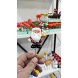 Himi Pasta Süsleri Noel Baba Yılbaşı Plastik Minyatür Figür Karakter Oyuncakları Evcilik Oyuncakları Küçük Minik Oyuncaklar - Çok Renkli