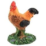 Himi Pasta Süsleri Tavuk 2 Adet Plastik Minyatür Figür Karakter Oyuncakları Evcilik Küçük Minik Oyuncaklar - Çok Renkli