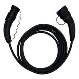 Hims 11kW Tip 2 Premium Elektrikli Araç Şarj Kablosu 5 Metre - Siyah, IP54 Suya Dayanıklı, Tüm Elektrikli Araçlarla Uyumlu