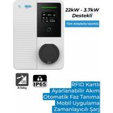 Hims 22KW Bireysel Duvar Tipi Araç Şarj Istasyonu Hevc-22