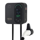 Hims 22kW Elektrikli Araç Şarj İstasyonu 5m Kablolu Smart EV Charger Siyah | Ultra HD Ekran, Şarj Geçmişi Takibi, RFID, Type 2, Trifaze Duvar Tipi (HCDKS-22)