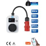 Hims 22kW Kilitli Soketli Taşınabilir Araç Şarj İstasyonu HCTS-22-B
