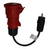 Hims HCCA-TM16-30-F 3x2,5 TTR 1/16A Fiş - 5/32A Priz 30cm Kablolu Araç Şarj İstasyonu Dönüştürücü Adaptörü