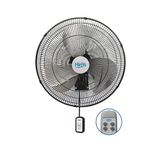 Hims HEF-DK650 190 W 65 cm Siyah 3 Kanat Kumandalı Sanayi Tipi Duvar Vantilatörü