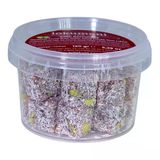 Hindistan Cevizi Kaplı Çifte Kavrulmuş Duble Antep Fıstıklı Narlı Lokum 150 Gr