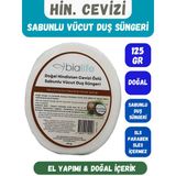Hindistan Cevizi Özlü Doğal El Yapımı Sabunlu Vücut Duş Süngeri - Bialife
