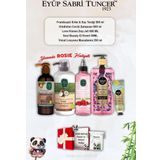 Hindistan Cevizi Şampuan, Love Kisses Duş Jeli, Frambuaz Tonik, Soul Beauty Krem, Macadamia Losyon ve Rosie