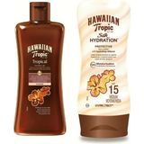 Hindistan Cevizi Tropikal Yoğun Bronzlaştırıcı Yağ 200ML + Silk Hydration Güneş Losyonu SPF15 180 ml