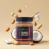 Hindistan Cevizli & Ballı Fıstık Ezmesi | 100% doğal, katkı maddesi yok - 325 gr