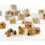 Hindistan Cevizli Çifte Kavrulmuş Antep Fıstıklı Mini Lokum 500g - 500 gr