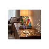 Hinora Dekoratif Kristal Cam Üzüm Ağacı Renkli Üzüm Salkımlı Konsol Masa Vitrin Süsü 17x13x13 cm