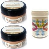 Hintohu Three Brand 50ML Arnavut Aklık Kremi 2AD+FOOT Care Cream 50ML Ayak Bakım Kremi Naneferahlığ