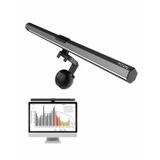 HIOUME Monitör Işık Çubuğu, Masa/Ofis/Ev için USB ile Çalışan LED Bilgisayar Işığı, 3 Ayarlanabilir Renk Sıcaklığı, 10 Karartma Parlaklık Seviyesi, Ekran Parlaması Yok, Siyah