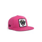 Hip Hop Kids Ayı Logolu Pembe Çocuk Beyzbol Şapka