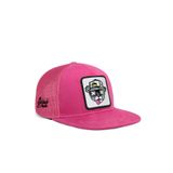 Hip Hop Kids Ayı Logolu Pembe Çocuk Trucker Şapka