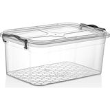 Hipaş HS-016 15 Lt. Sağlığa Zararlı Madde İçermeyen Plastik Saklama Kutusu 28x43x17.5 cm Boyutlarıyla Pratik