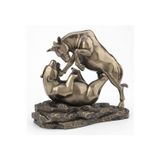 Hiper Veronese Serisi Boğa Ayı Dövüşü Biblo 19X9,5X16 Cm | Dekoratif Obje