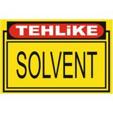 HiperAD Reklam Tehlike Solvent Dekota Baskı – 3 mm Forex Uyarı Tabelası 25 cm × 35CM - 1