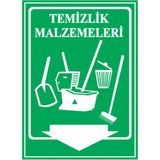 HiperAD Reklam Temizlik Malzemeleri Dekota Baskı – 3 mm Forex Uyarı Tabelası 25 cm × 35CM